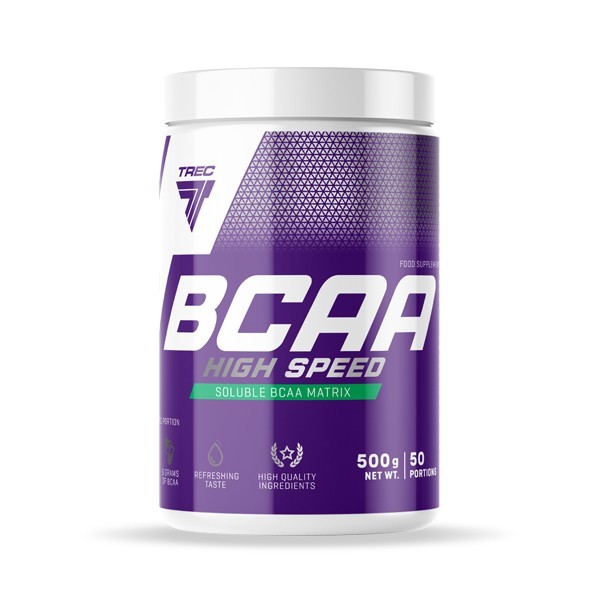 BCAA HIGH SPEED | Aminokwasy BCAA w proszku — 500 g